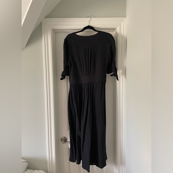 Free People Love Of My Life Midi Dress Black Large - Picture 5 of 9
